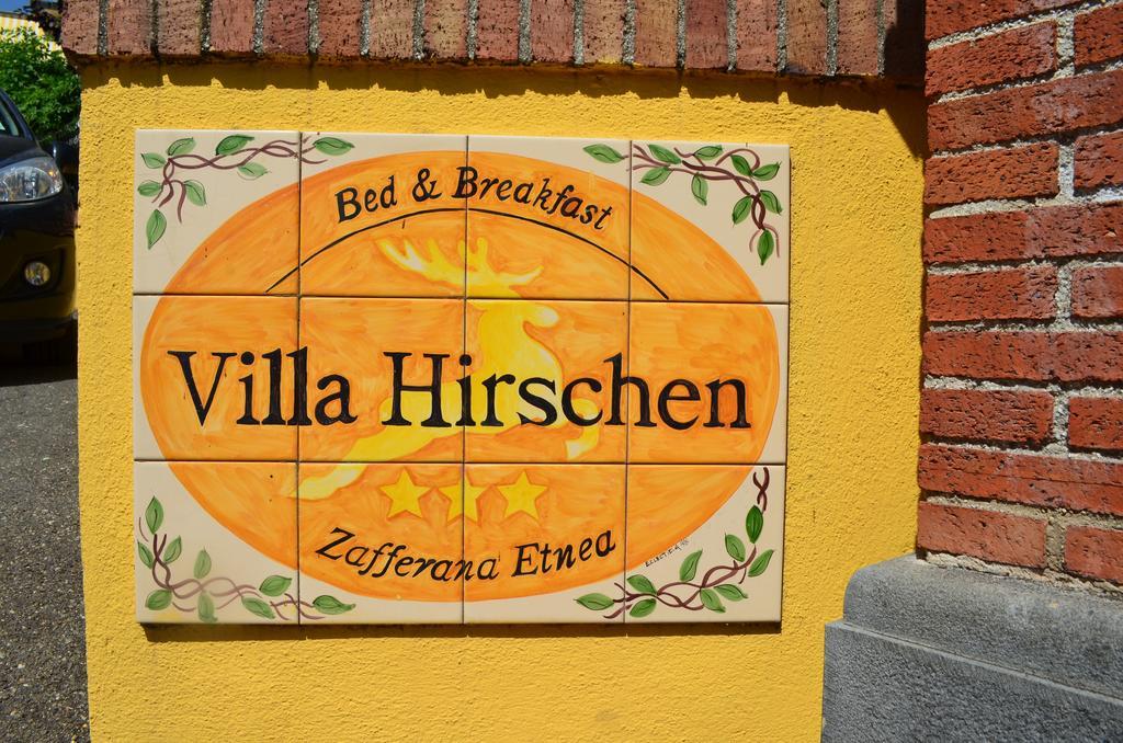 Villa Hirschen Zafferana Etnea Buitenkant foto